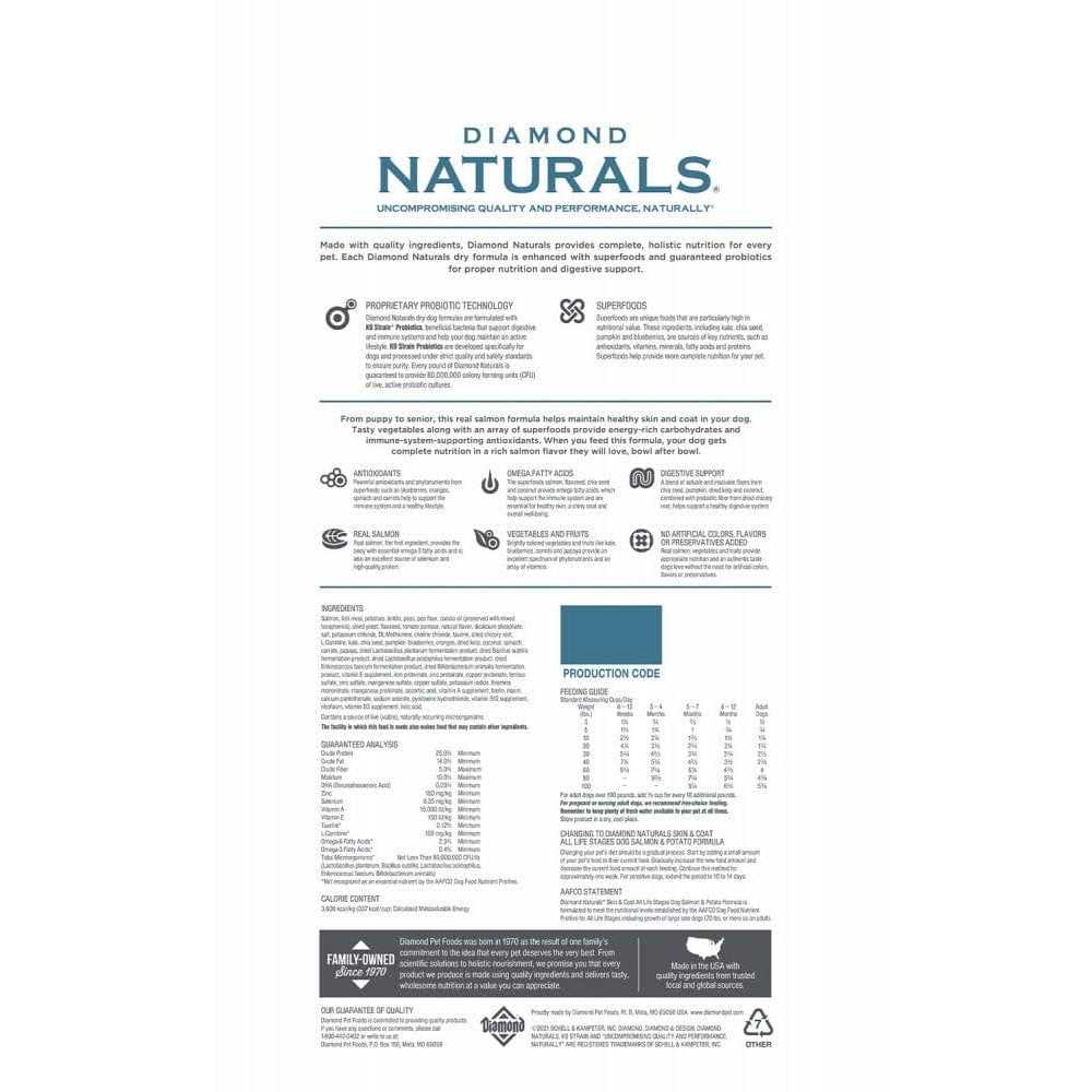 Diamond Naturals Skin & Coat Formula All Life Stages Dry Dog Food - Nail Gallerys
