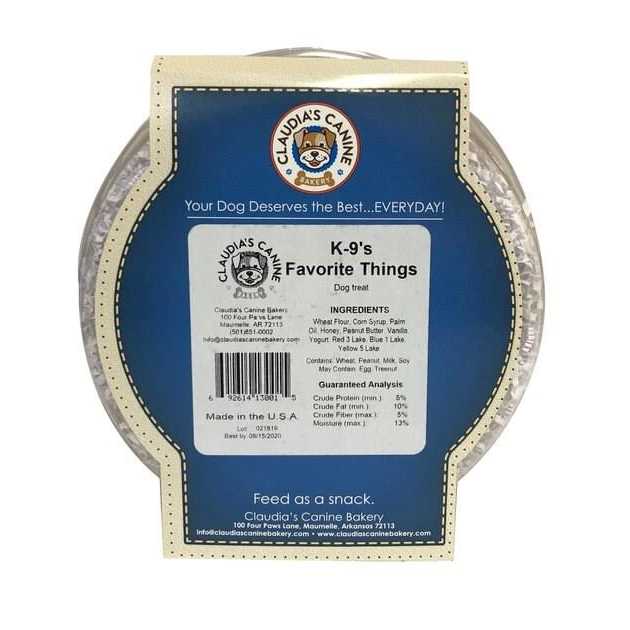 Claudia’s Canine Bakery K-9’s Favorite Things - Nail Gallerys