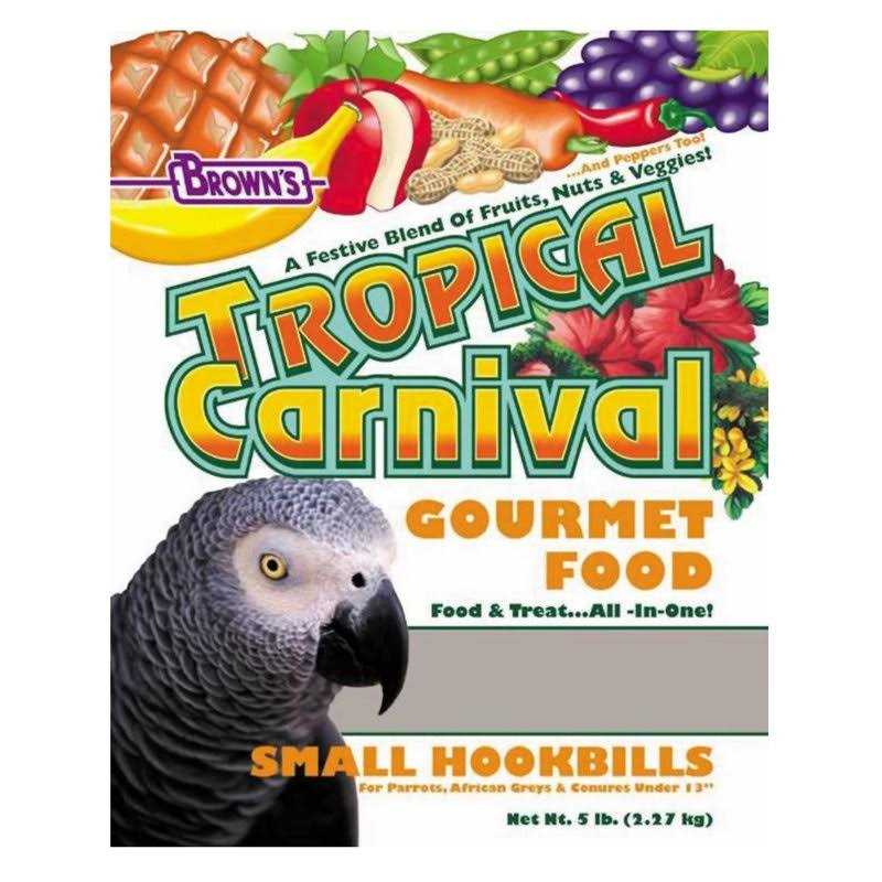 Brown’s Tropical Carnival Small Hookbill Gourmet Bird Food - Nail Gallerys