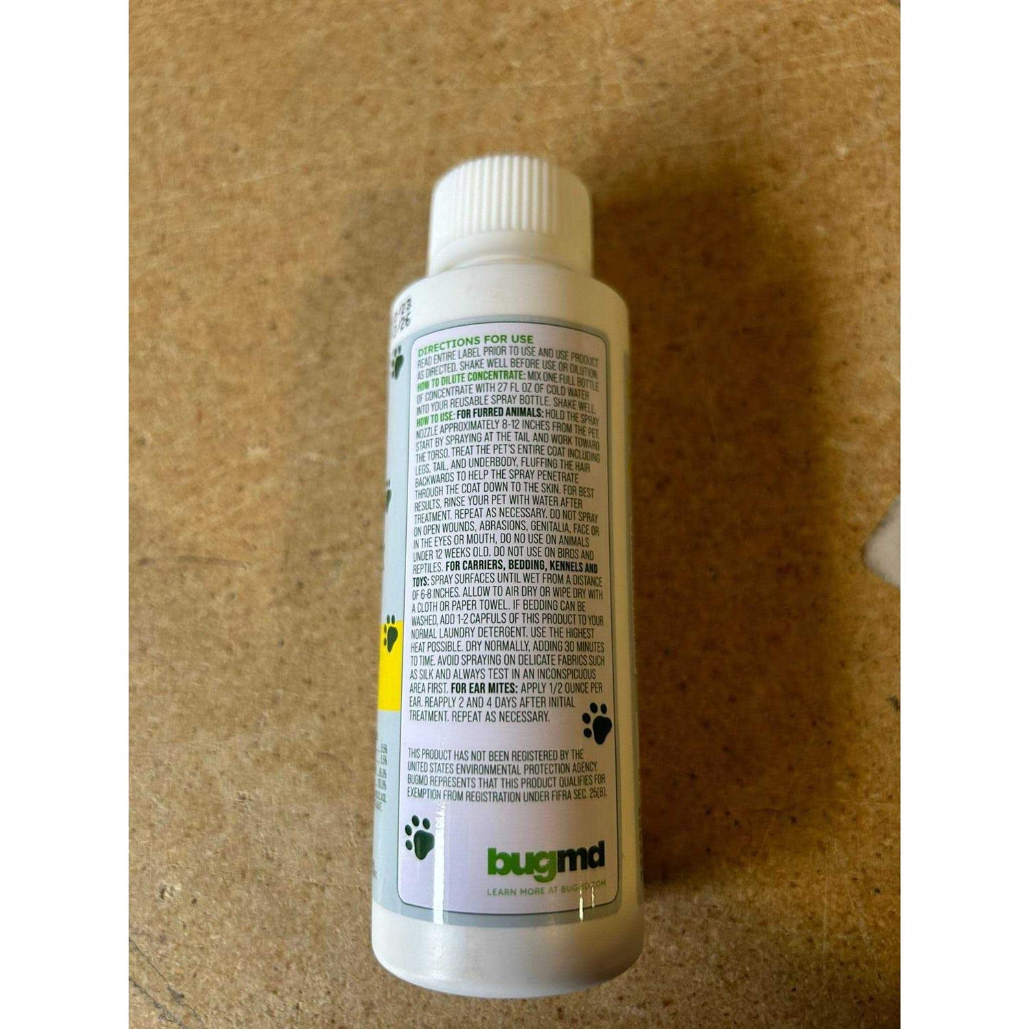 BugMD Flea and Tick Concentrate Essential Oil-Powered Formula, Controls Fleas, Ticks, Mites in Dogs, Cats, and Other Furred Animals - Nail Gallerys