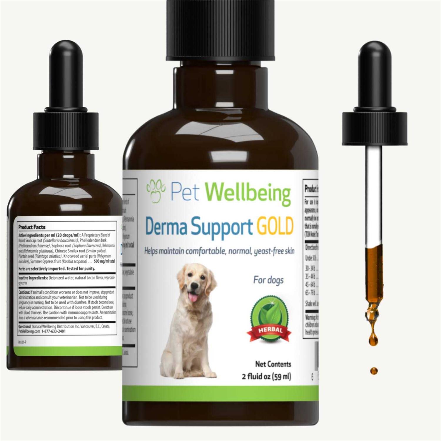 Pet Wellbeing Derma Support Gold Natural Support for Healthy Coat in Dogs - Nail Gallerys