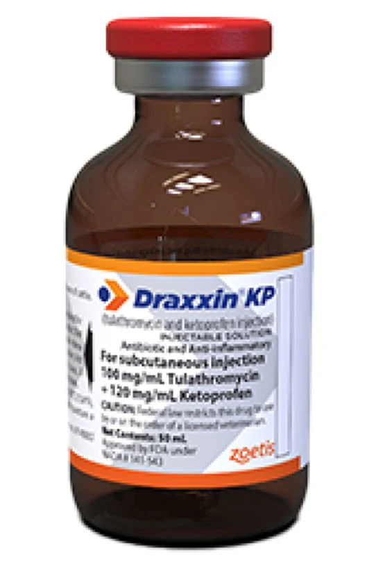 Rx Draxxin KP (tulathromycin and ketoprofen) Injectable Solution for Cattle - Nail Gallerys