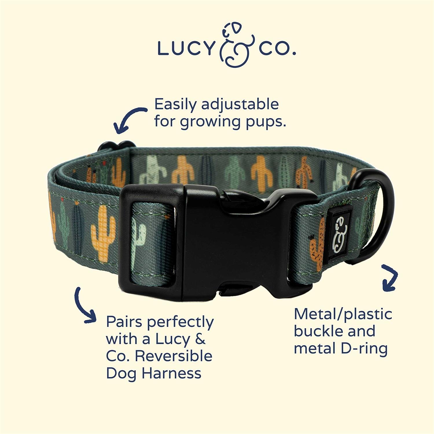 Lucy & Co. Posy Pink Dog Collar - Nail Gallerys