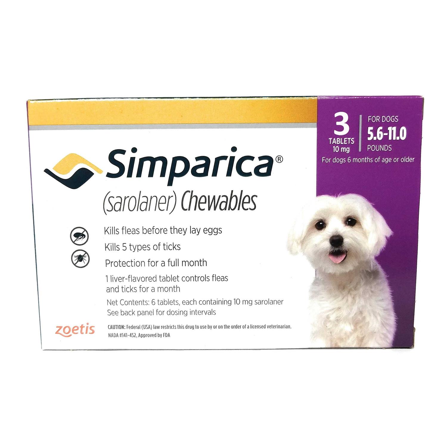 Simparica Chewable Tablets for Dogs - Nail Gallerys
