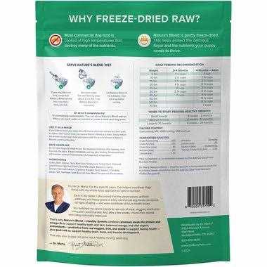 Dr. Marty Nature’s Blend Healthy Growth Freeze Dried Raw Dog Food - Nail Gallerys