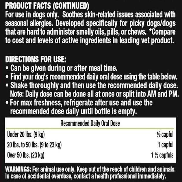 Liquid-Vet Itch and Allergy Support Dog Formula - Nail Gallerys