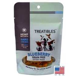 Treatibles Grain Free Blueberry Chews 1mg Small - Nail Gallerys