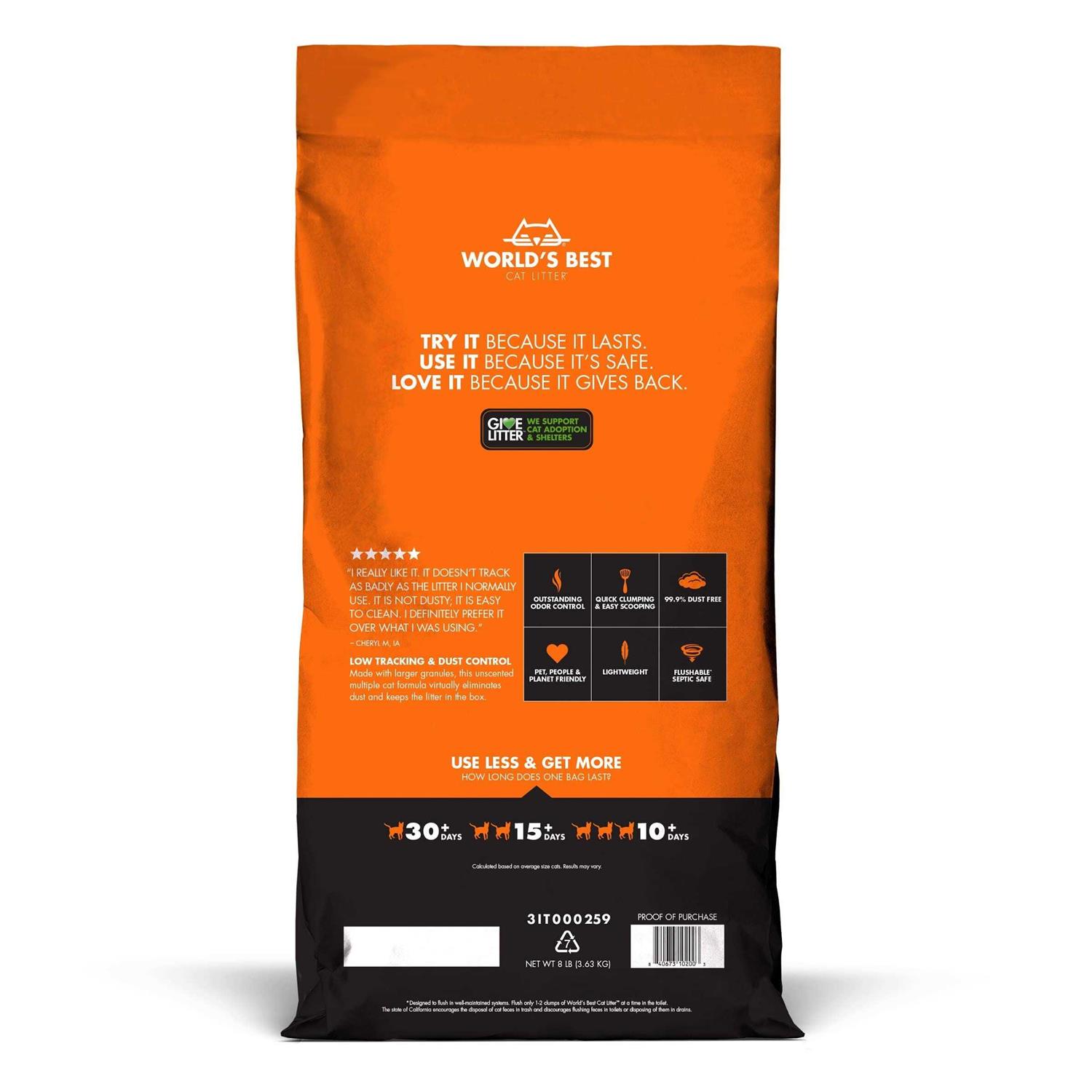 World’s Best Cat Litter Low Tracking & Dust Control - Nail Gallerys