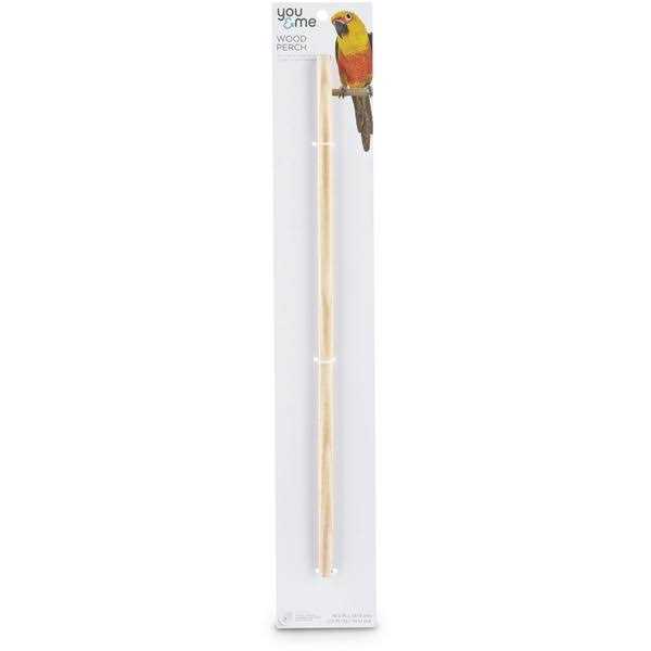 You & Me Wood 23.75 Bird Perch - Nail Gallerys