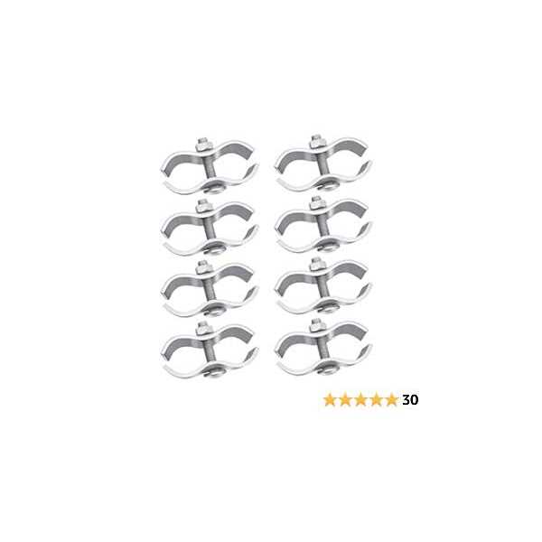 INBYME Chain Link Fence Panel Clamps 8 Set 1-3/8 Dog Kennel Clamps - Nail Gallerys