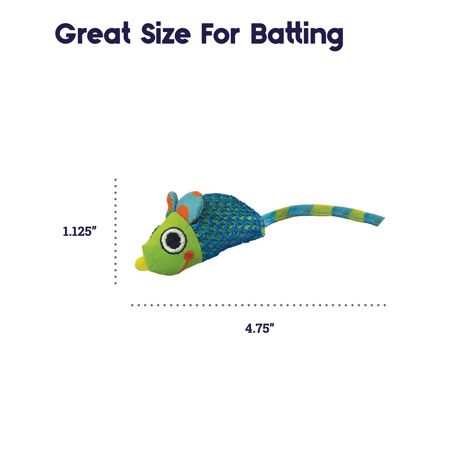 Petstages Cat Toy Catnip Chew Mice - Nail Gallerys