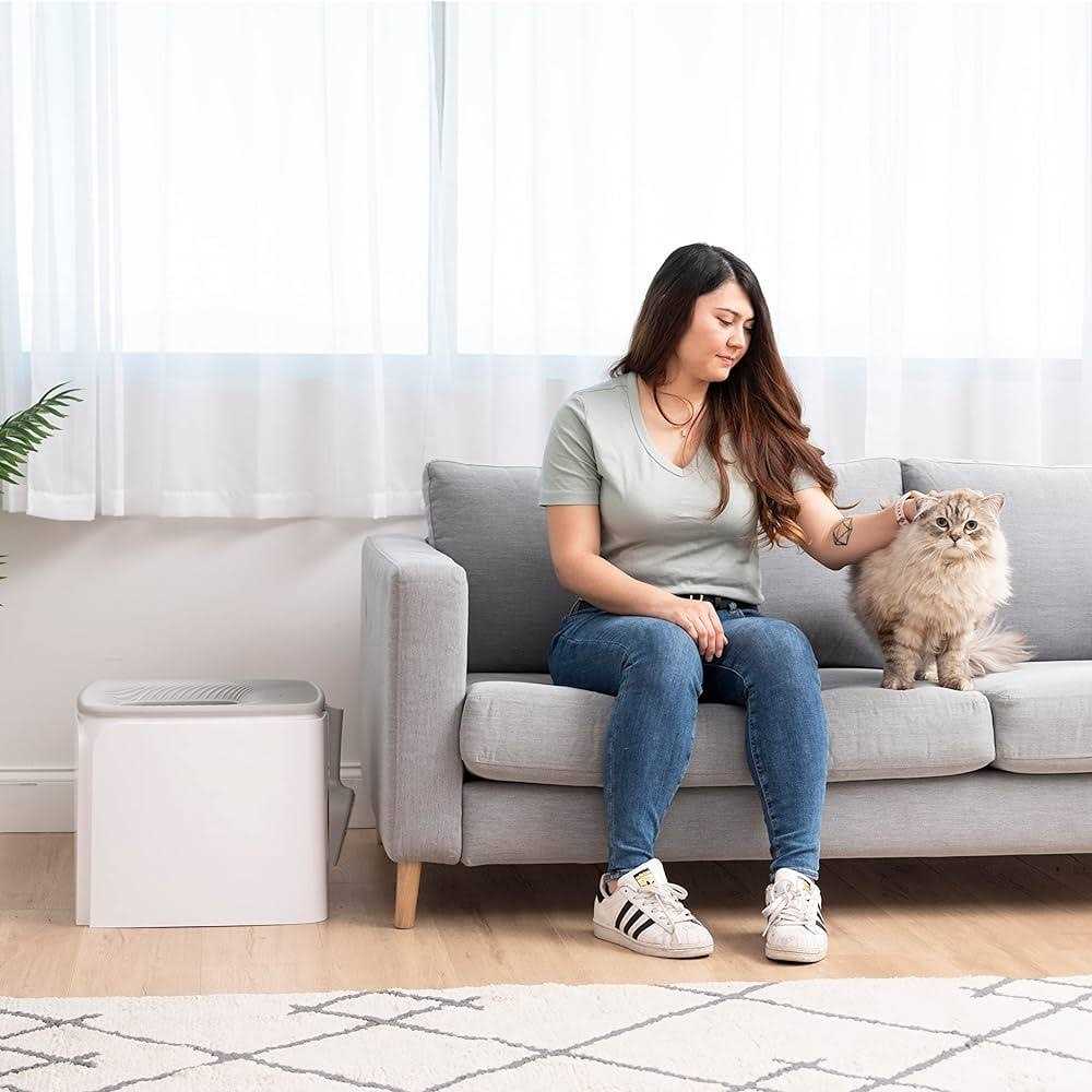 IRIS USA Premium Square Top Entry Cat Litter Box with Scoop - Nail Gallerys