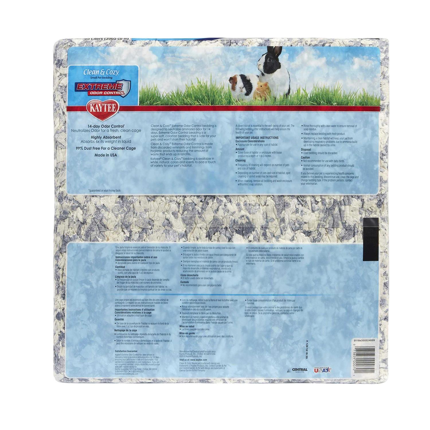 Kaytee Clean Cozy Small Pet Bedding Extreme Odor Control - Nail Gallerys