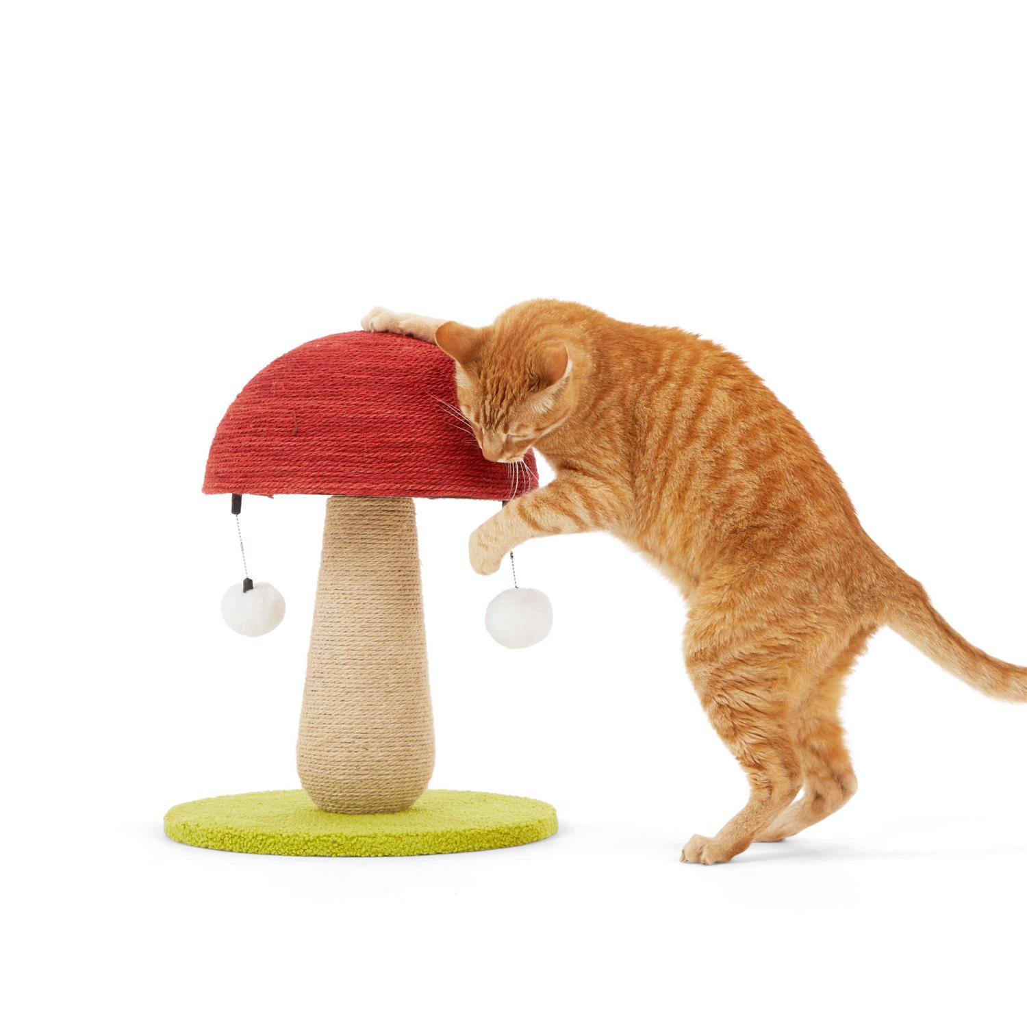 EveryYay Toadstool Scratch Post for Cats - Nail Gallerys