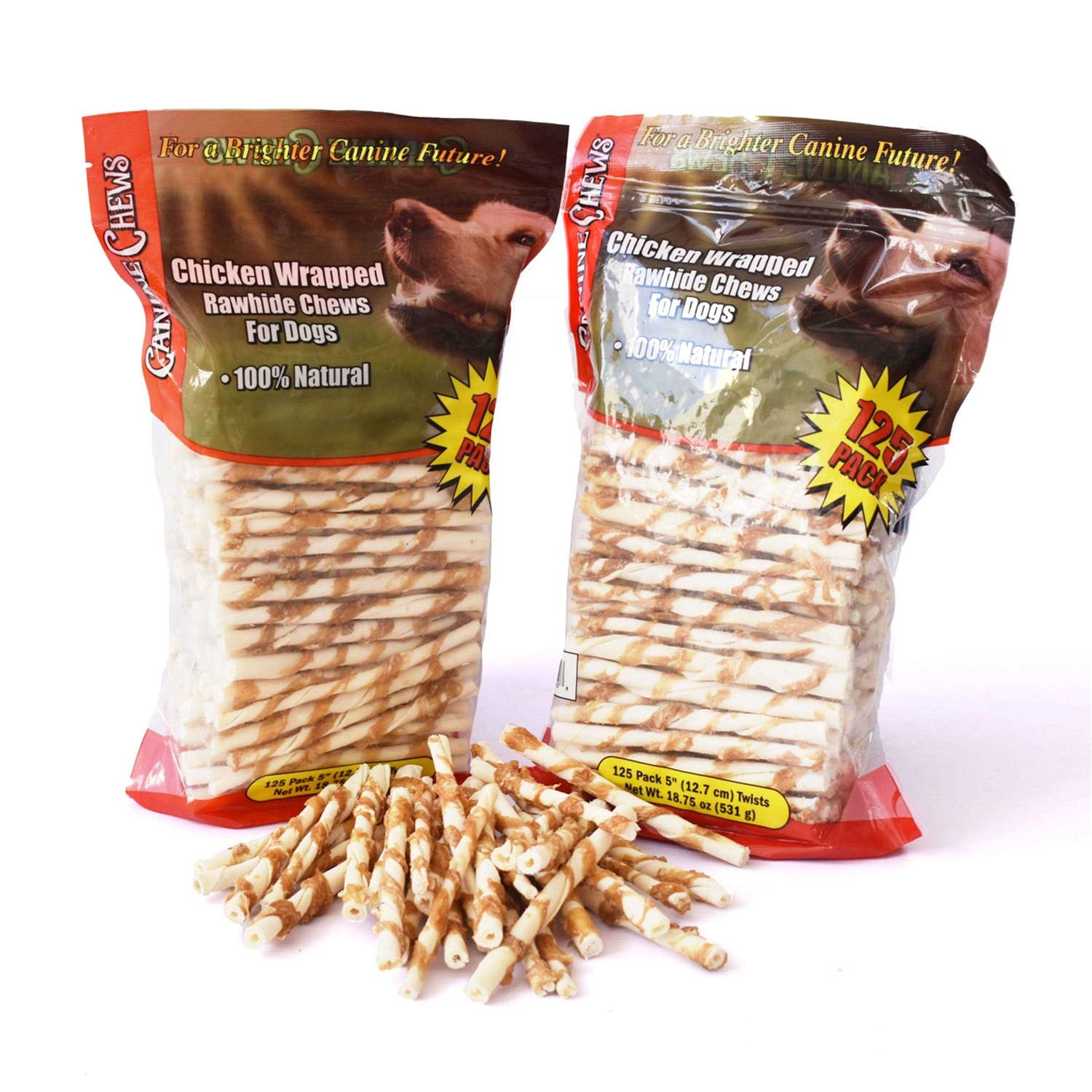 Canine Chews Chicken Wrapped Rawhide Chews for Dogs - Nail Gallerys