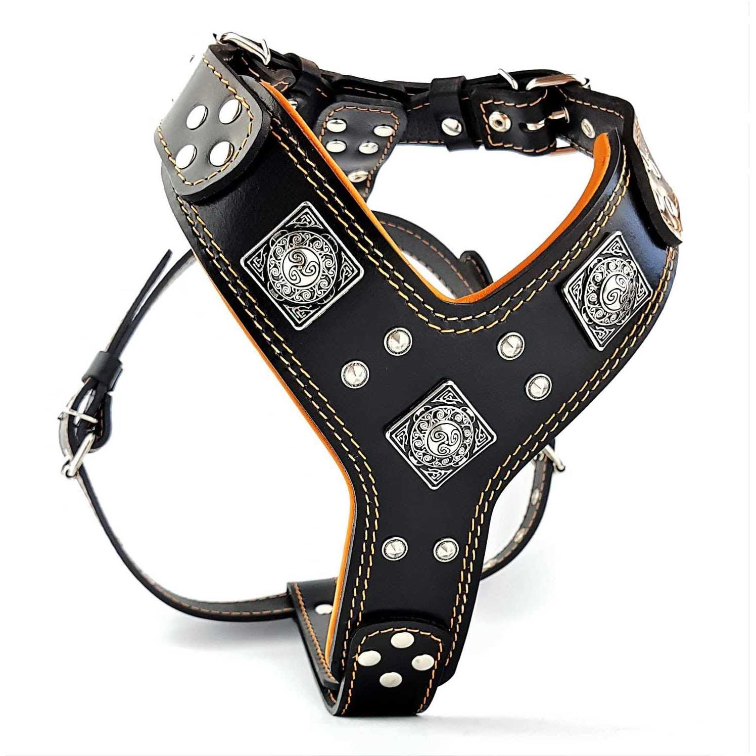 Bestia EROS Dog Leather Harness - Nail Gallerys