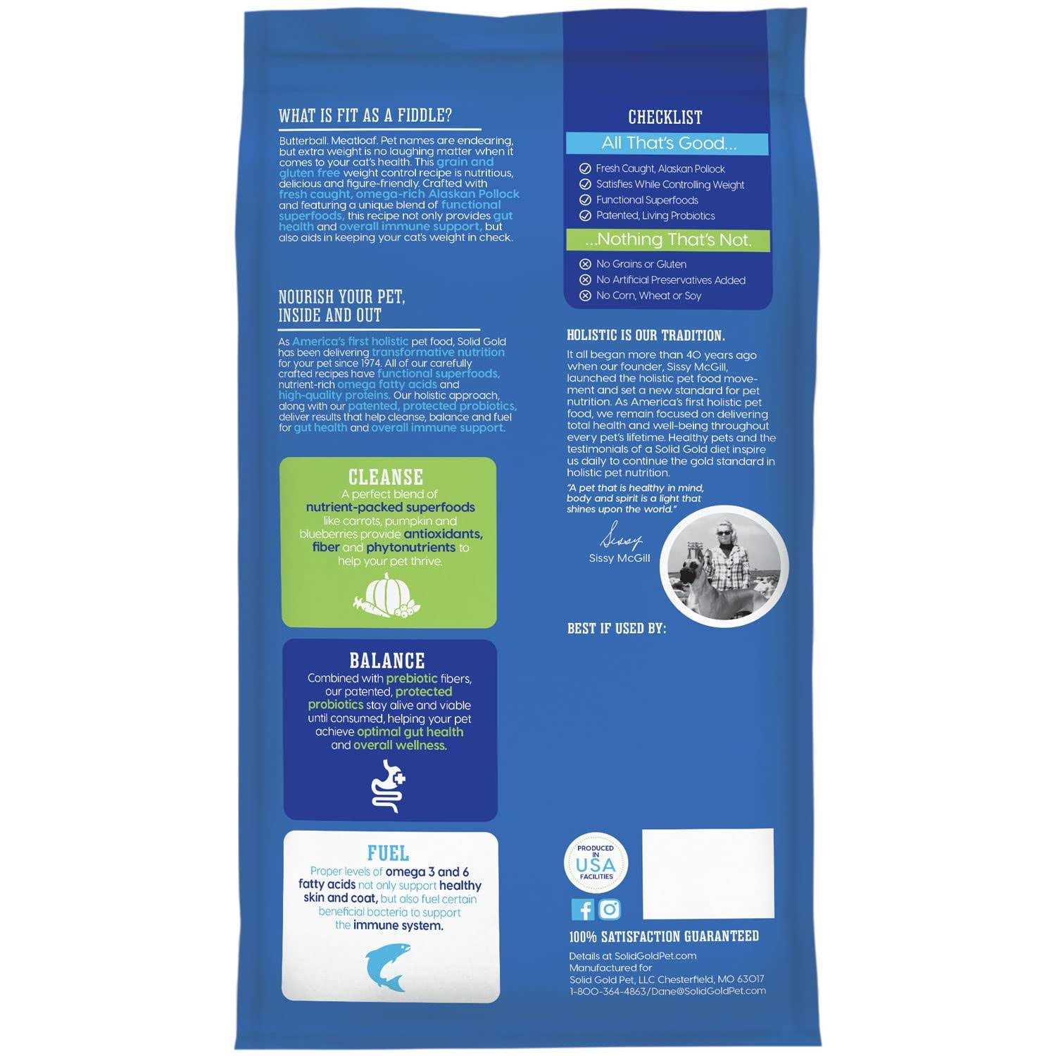 Solid Gold Fit as a Fiddle Grain-Free Alaskan Pollock Dry Cat Food - Nail Gallerys