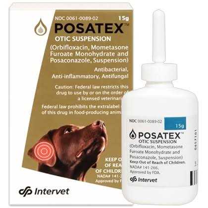 Posatex 15-g Otic Suspension for Dogs - Nail Gallerys
