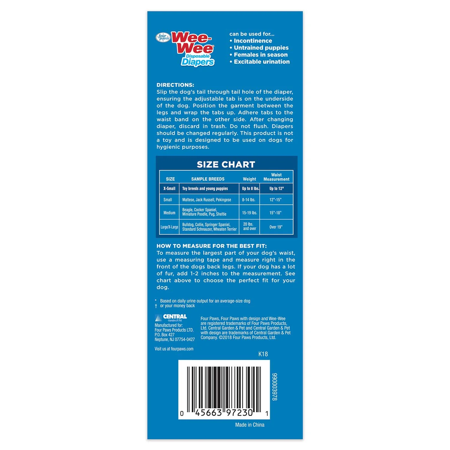 Wee-Wee Disposable Dog Diapers - Nail Gallerys