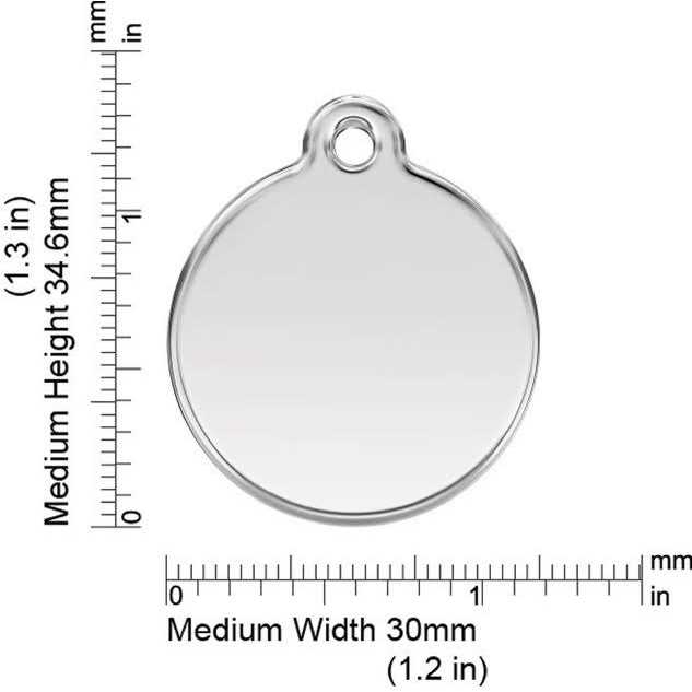 Red Dingo Medical ID Dog Tag - Nail Gallerys