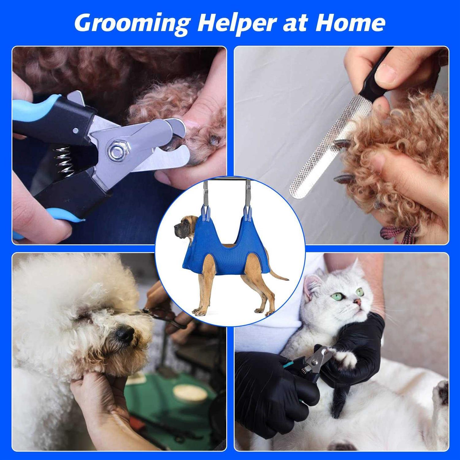 Ateson Pet Grooming Hammock Dogs Nail Nail Grooming - Nail Gallerys