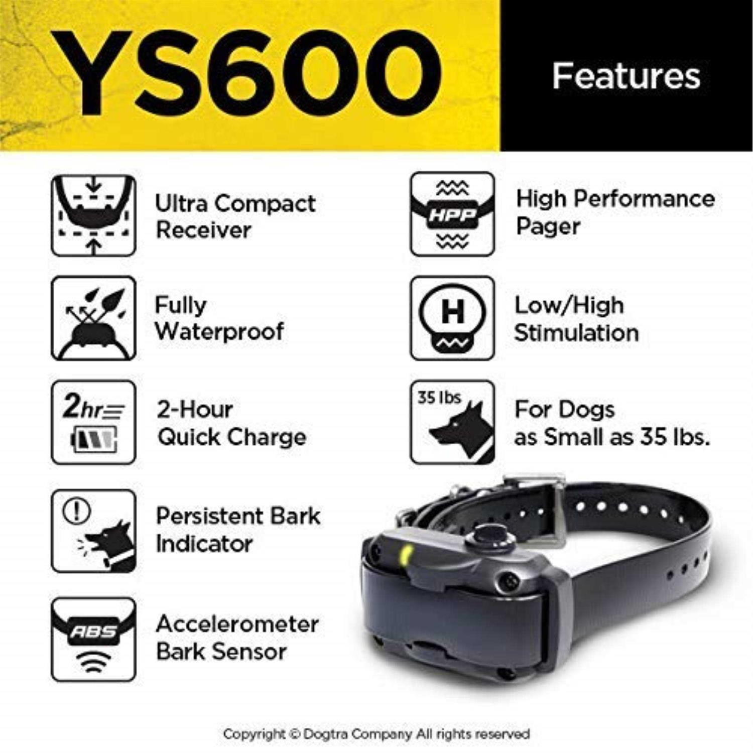Dogtra YS600 No Bark Collar - Nail Gallerys