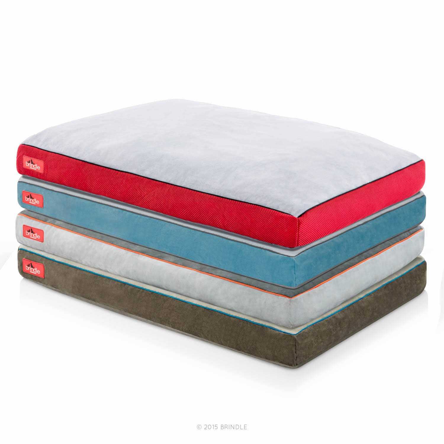 Brindle Soft Memory Foam Dog Bed with Removable Washable Cover - Nail Gallerys