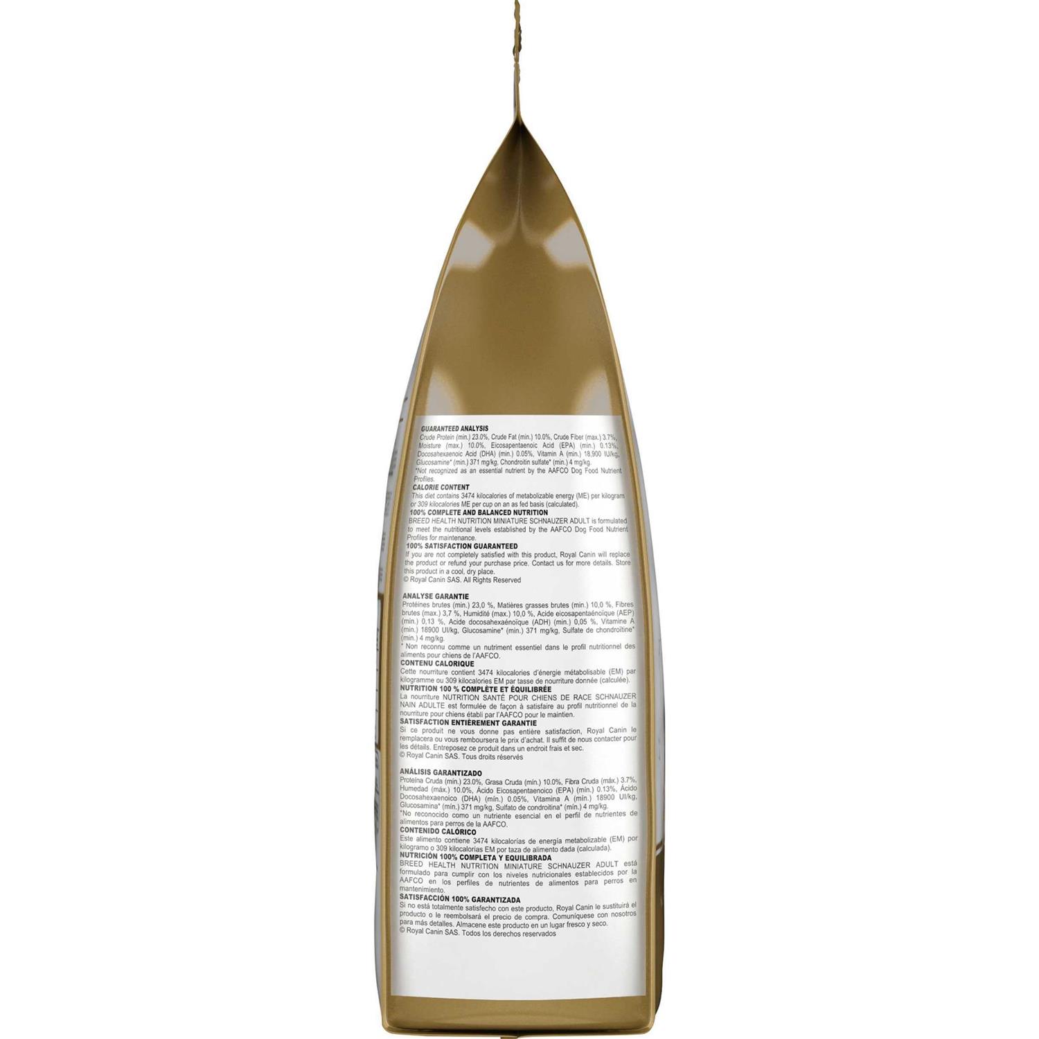 Royal Canin Breed Health Nutrition Miniature Schnauzer Adult Dry Dog Food - Nail Gallerys