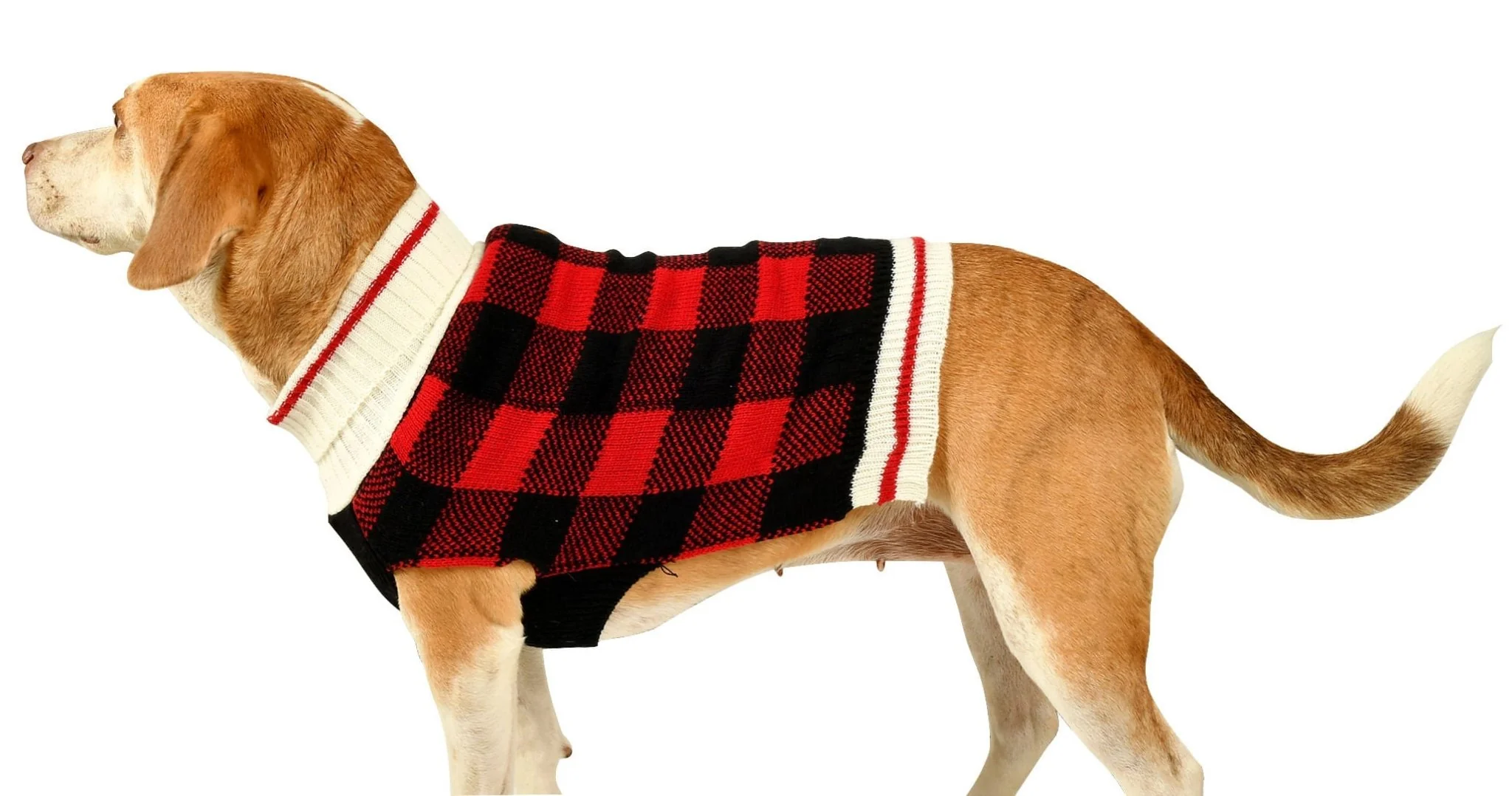 Buffalo Plaid Dog Sweater - Nail Gallerys