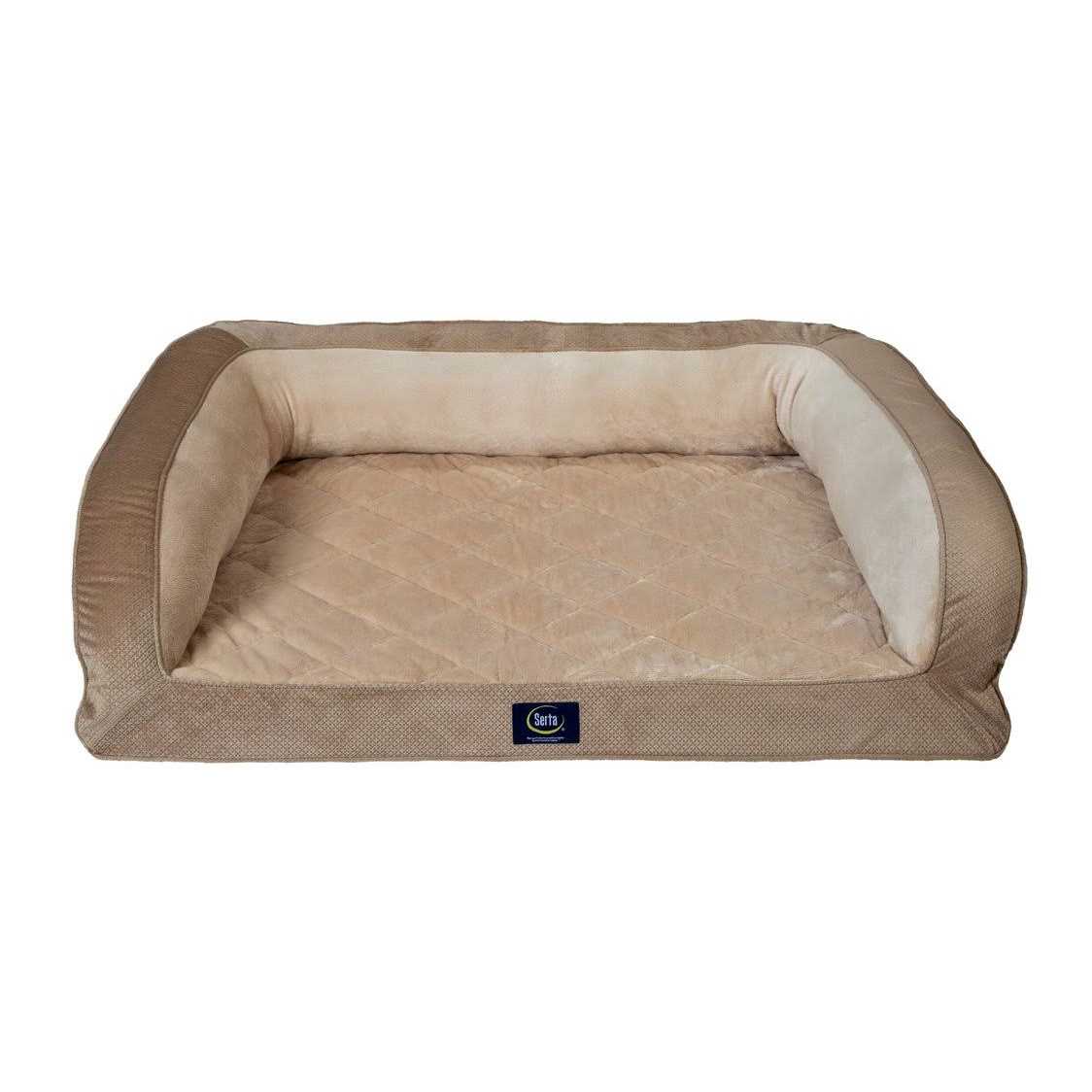 Serta Quilted Couch Cat & Dog Bed - Nail Gallerys
