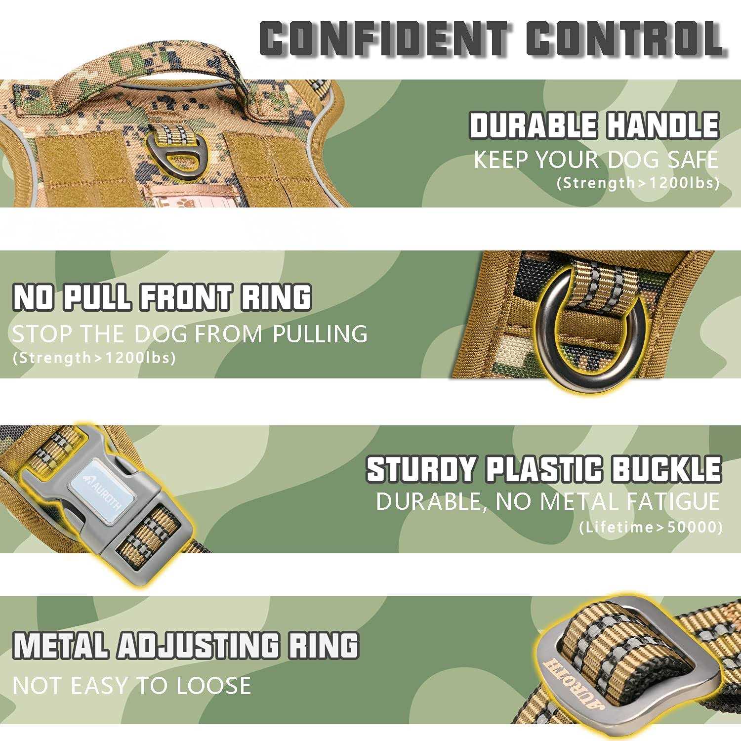 Auroth No Pull Dog Harness Dogs Vest Harness - Nail Gallerys