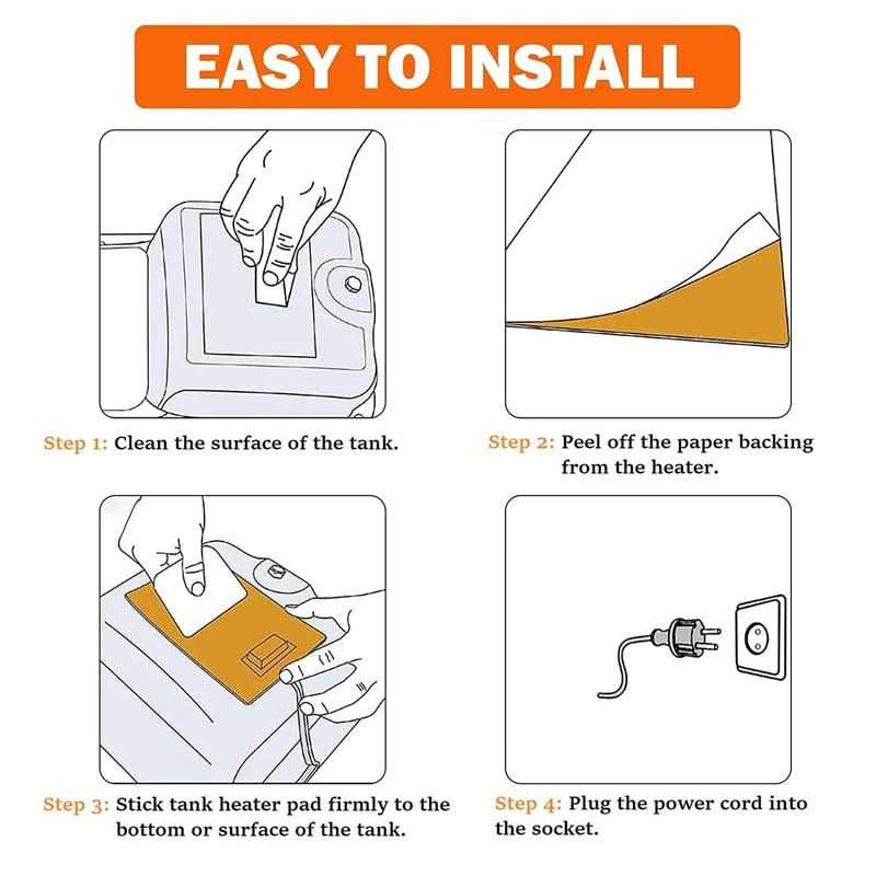 H&G lifestyles RV Holding Tank Heater Pad Use with Up to 50 Gallons Fresh Water 120V Holding Tank Heating Pad with Constant temperature - Nail Gallerys