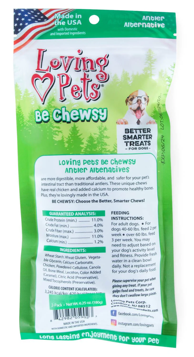 Loving Pets Be Chewsy Antler Chew Alternatives - Nail Gallerys