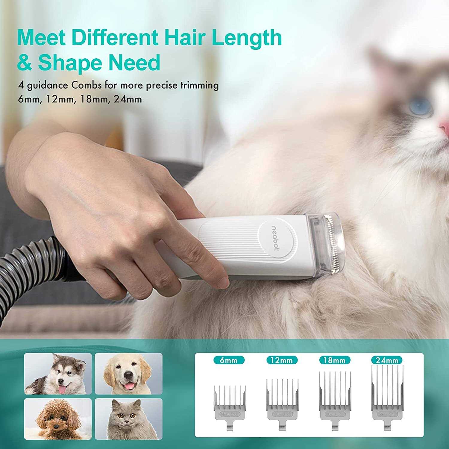 Neabot P1 Pro Pet Grooming Kit & Vacuum - Nail Gallerys