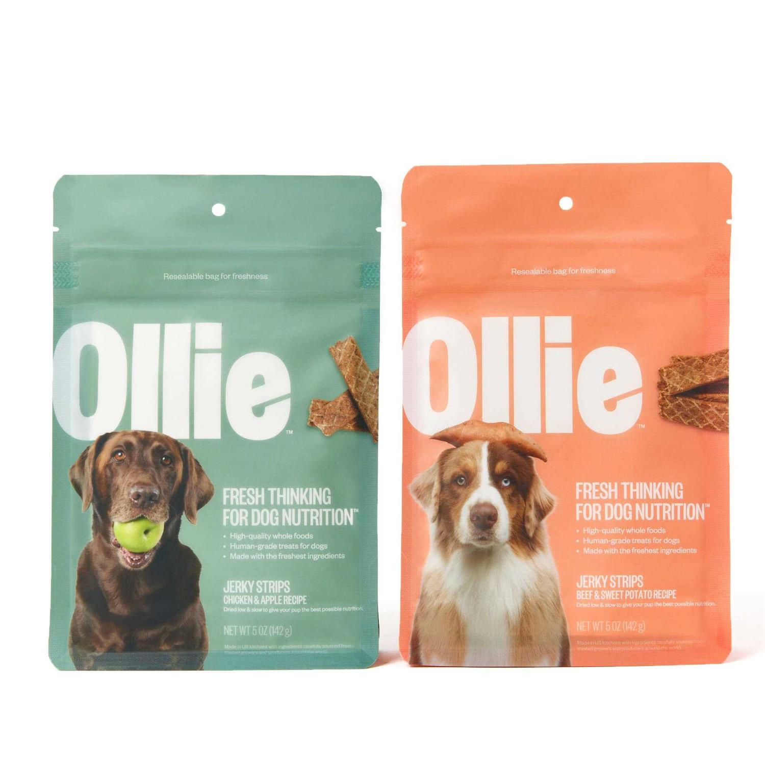 Ollie Beef & Sweet Potato Jerky Strips Dog Treats - Nail Gallerys