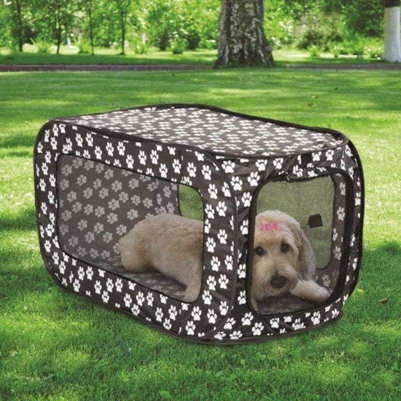 Pet Store Pop Open Single Door Collapsible Soft Sided Dog Crate - Nail Gallerys
