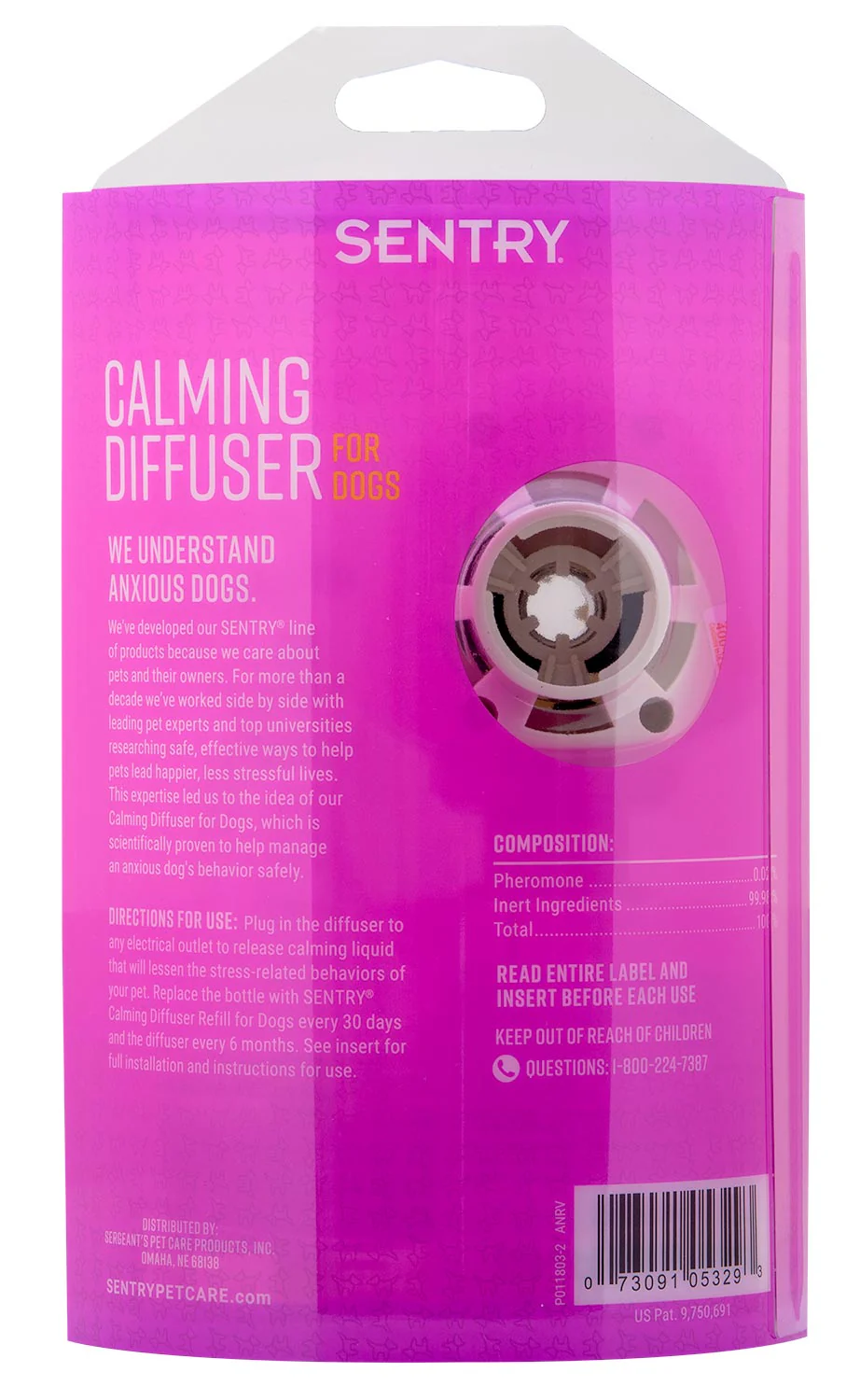 SENTRY Calming Diffuser Kit & Refills for Dogs - Nail Gallerys