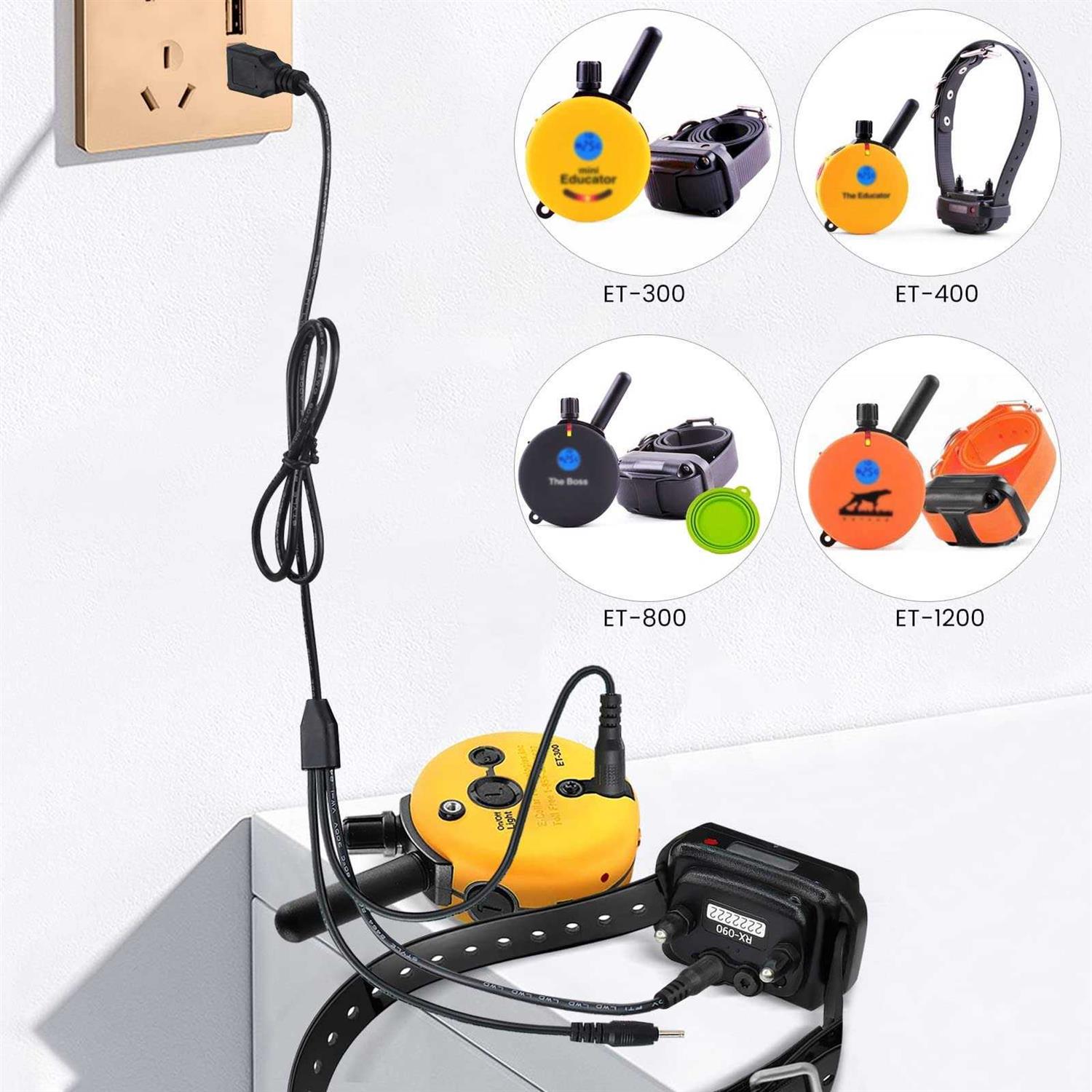 YEAOI Shock Collar Charger Replacement for PATPET Petrainer Educator BOUSNIC Paipaitek PetSpy Barking Collar - Nail Gallerys