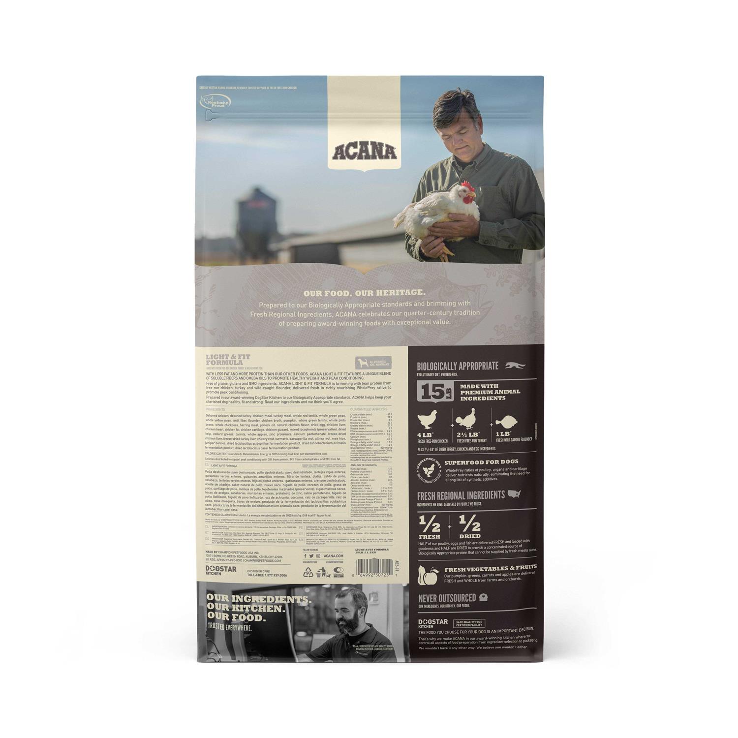 Acana Light & Fit Dry Dog Food - Nail Gallerys