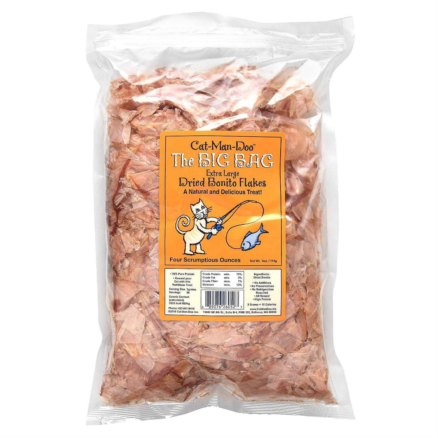 Cat-Man-Doo Extra Large Dried Bonito Flakes Cat Treats - Nail Gallerys