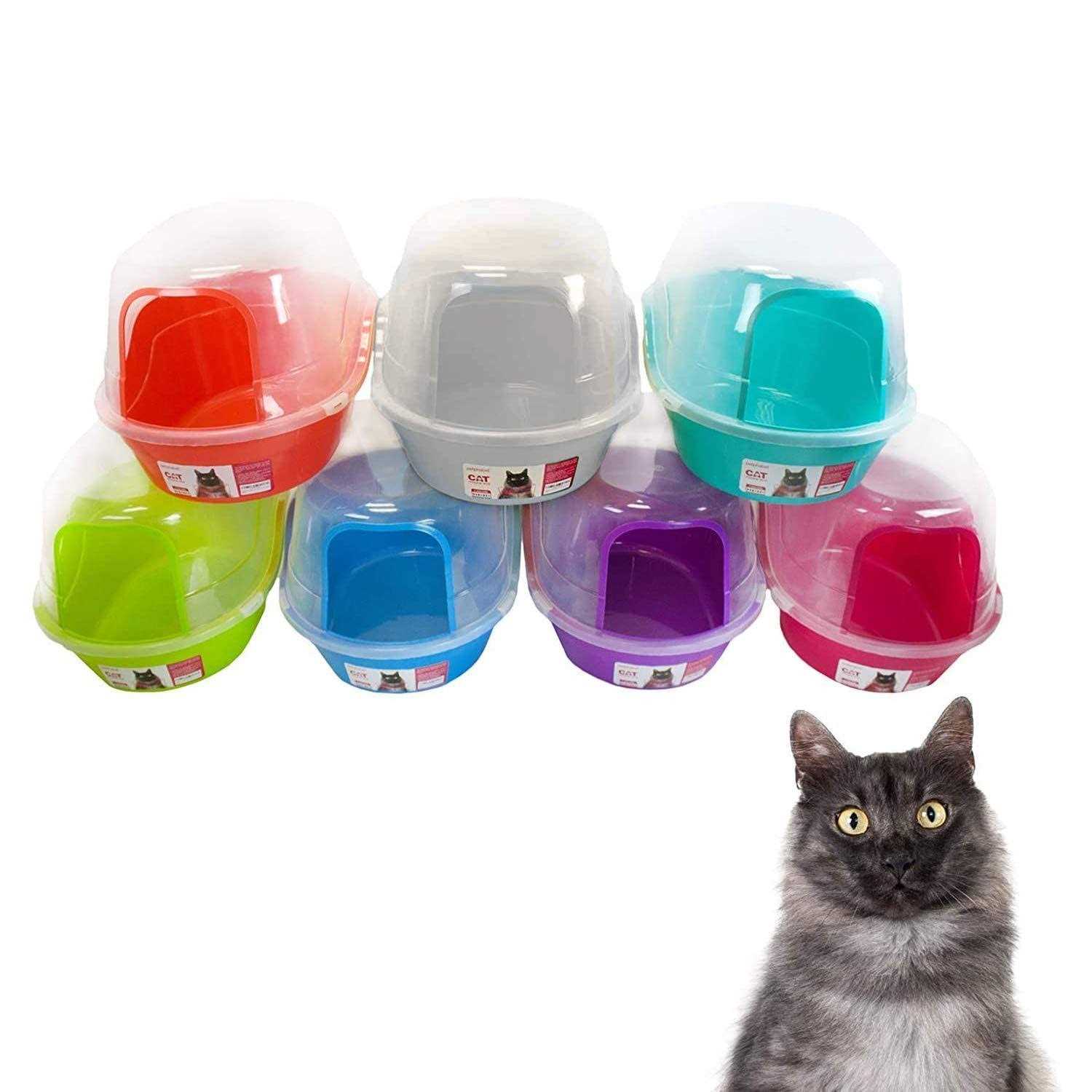 Petphabet Jumbo Hooded Cat Litter Box - Nail Gallerys