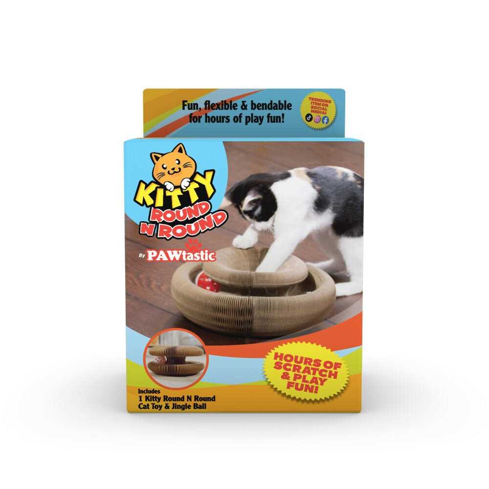 Pawtastic Kitty Round N Round Cat Toy - Nail Gallerys