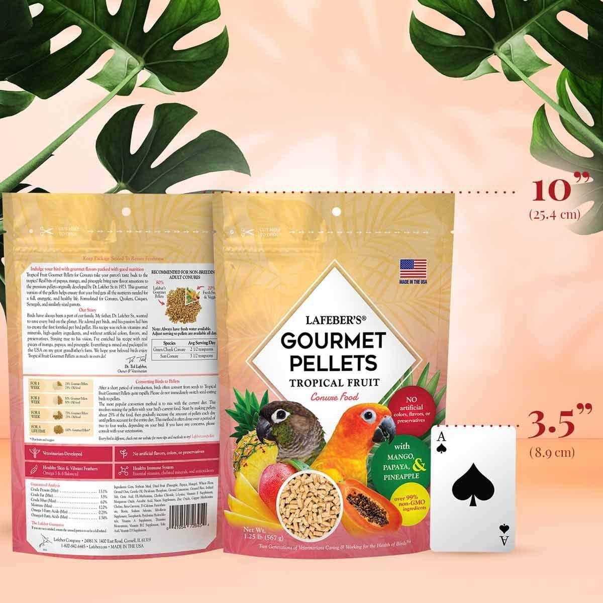 Lafeber Gourmet Pellets Tropical Fruit Bird Food - Nail Gallerys