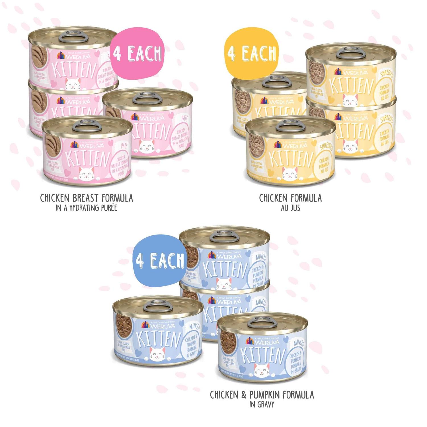 Weruva Kitten Fur Baby Favorites Cat Food Variety Pack - Nail Gallerys