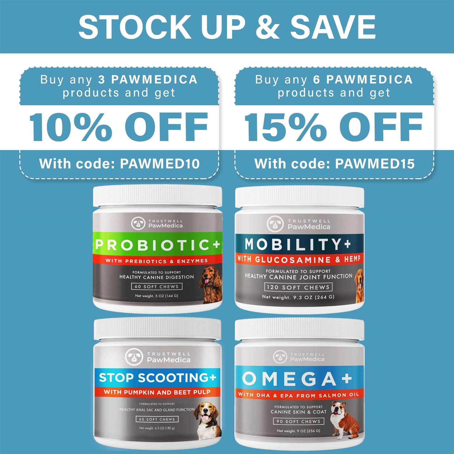 PawMedica Omega 3 for Dogs, Dog Skin and Coat Supplement with Fish Oil Love Helps with Dog Dry Skin - Nail Gallerys