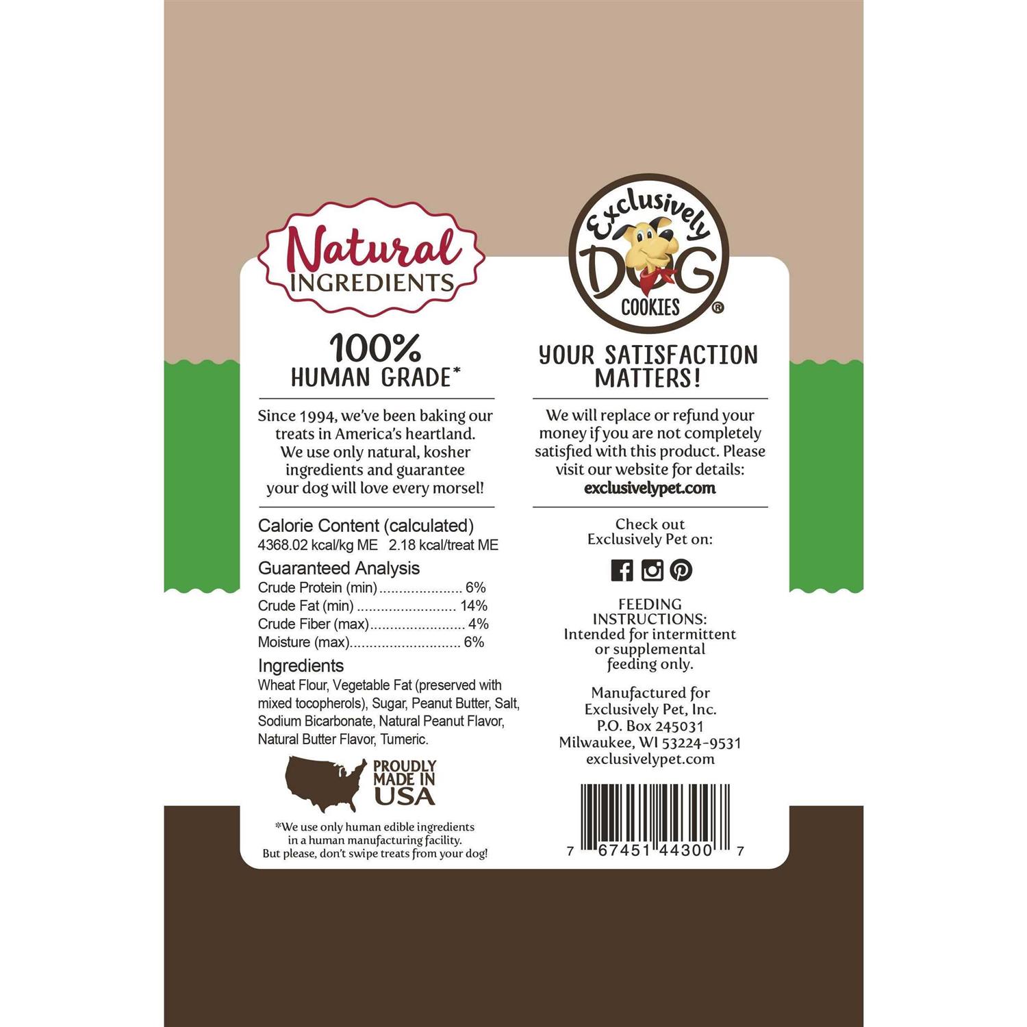 Exclusively Pet Best Buddy Bits Peanut Butter Flavor Dog Treats 5.5 oz - Nail Gallerys