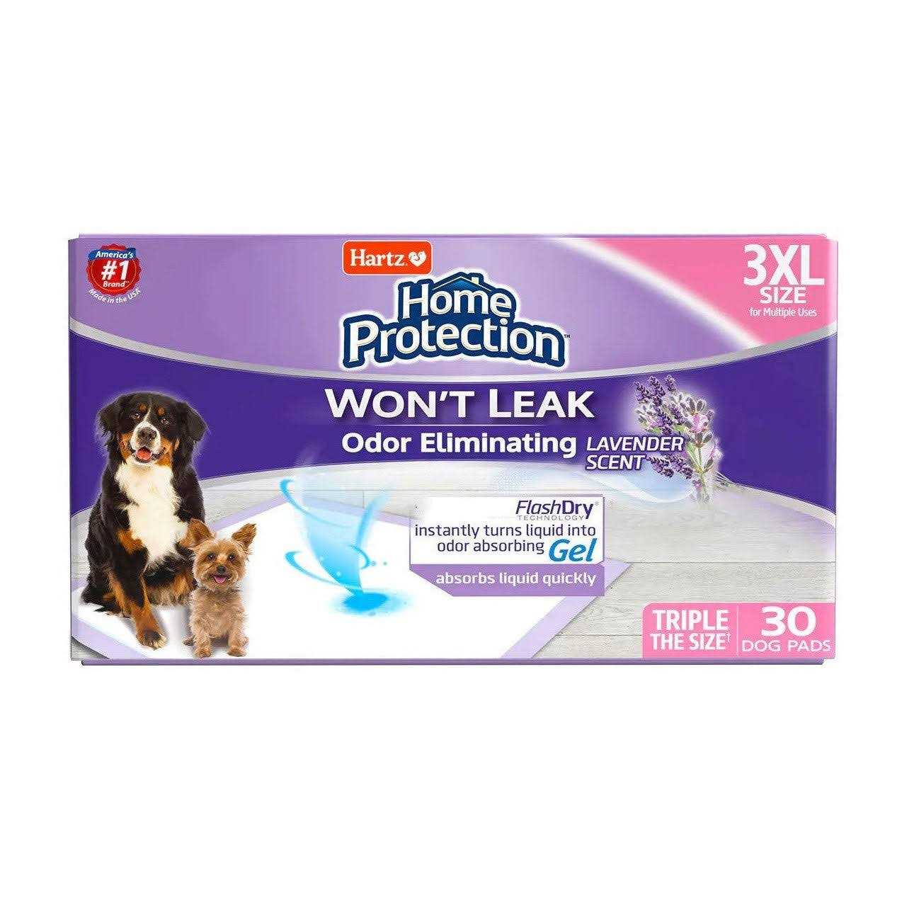 Hartz Home Protection Lavender Scent Odor Eliminating Dog Pads - Nail Gallerys