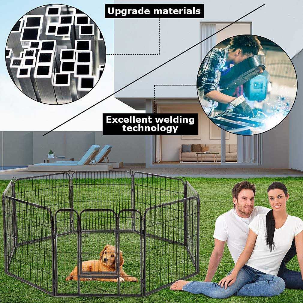 Bestpet Heavy Duty Pet Playpen Dog Exercise Pen Cat Fence - Nail Gallerys