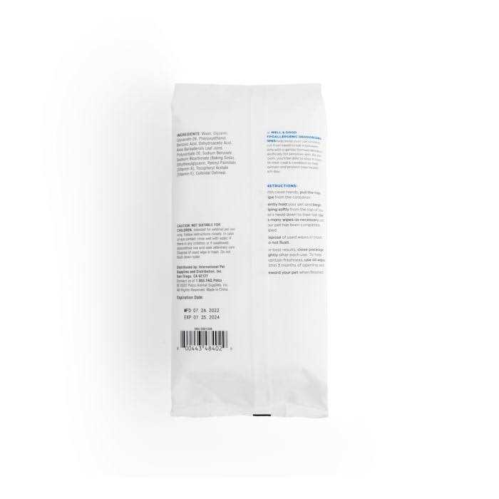 Well & Good Unscented Hypoallergenic Cat Wipes - Nail Gallerys