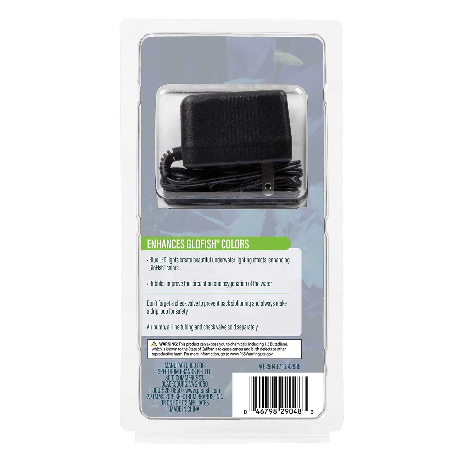 GloFish Blue LED Bubbler Air Stone - Nail Gallerys